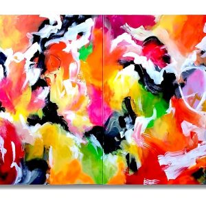 Abstract Painting - Genesis 100x200 cm