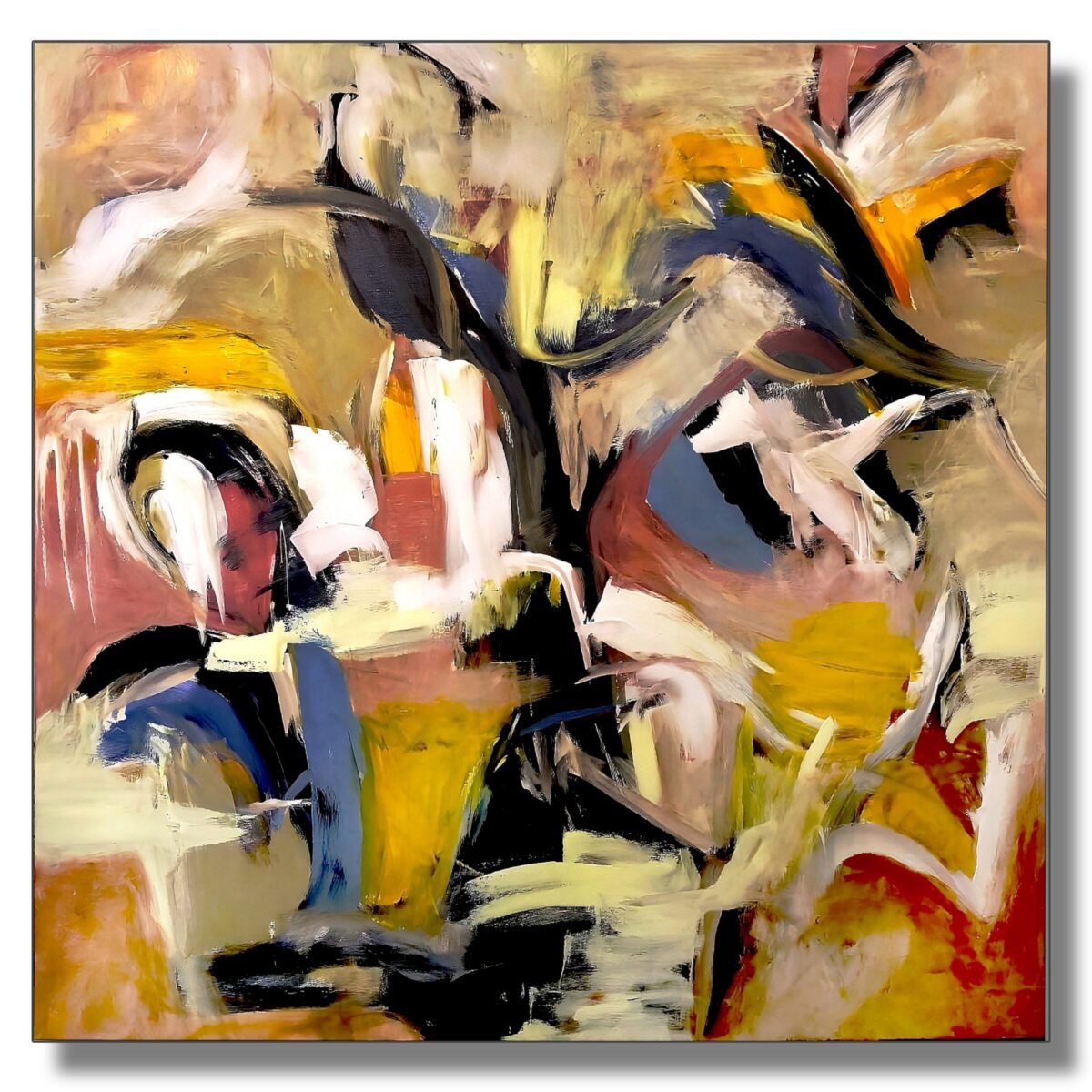 Abstract Painting - Echo of Existence 100x100 cm