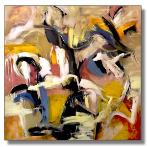 Abstract Painting - Echo of Existence 100x100 cm