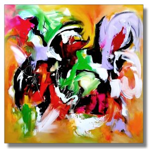 Abstract Painting - Awakening 100x100 cm