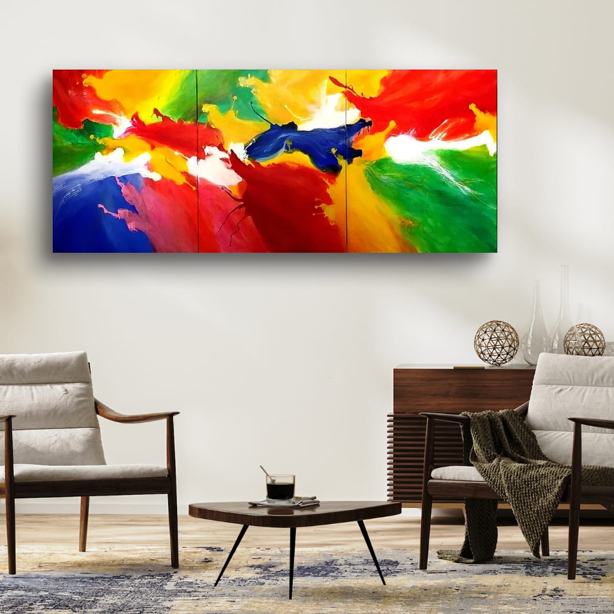 Abstract Painting - Vibrant Horizon - Image 3