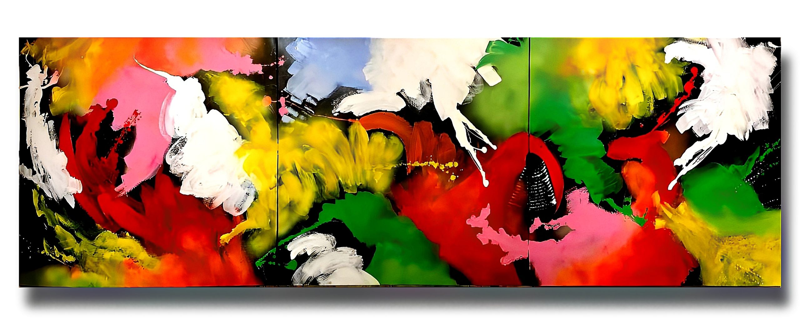 Abstract Painting - Colorful Fairytales 80x240 cm