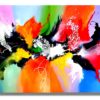 Contemporary abstract wall art by Selda Bergman using expressive brushstrokes