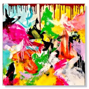 Abstract Painting - Soul of Infinity 100x100 cm