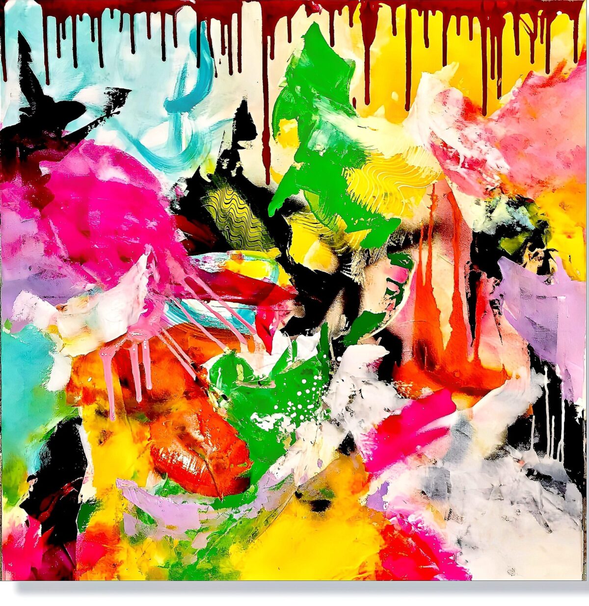 Abstract Painting - Soul of Infinity 100x100 cm