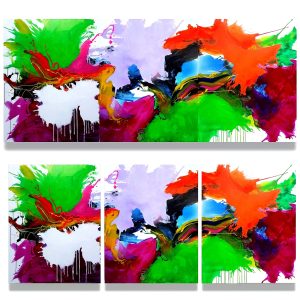 Abstract Painting - Eternal Flow 120x300 cm