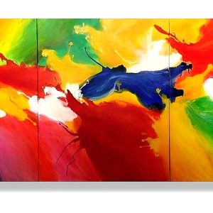 Abstract Painting - Vibrant Horizon
