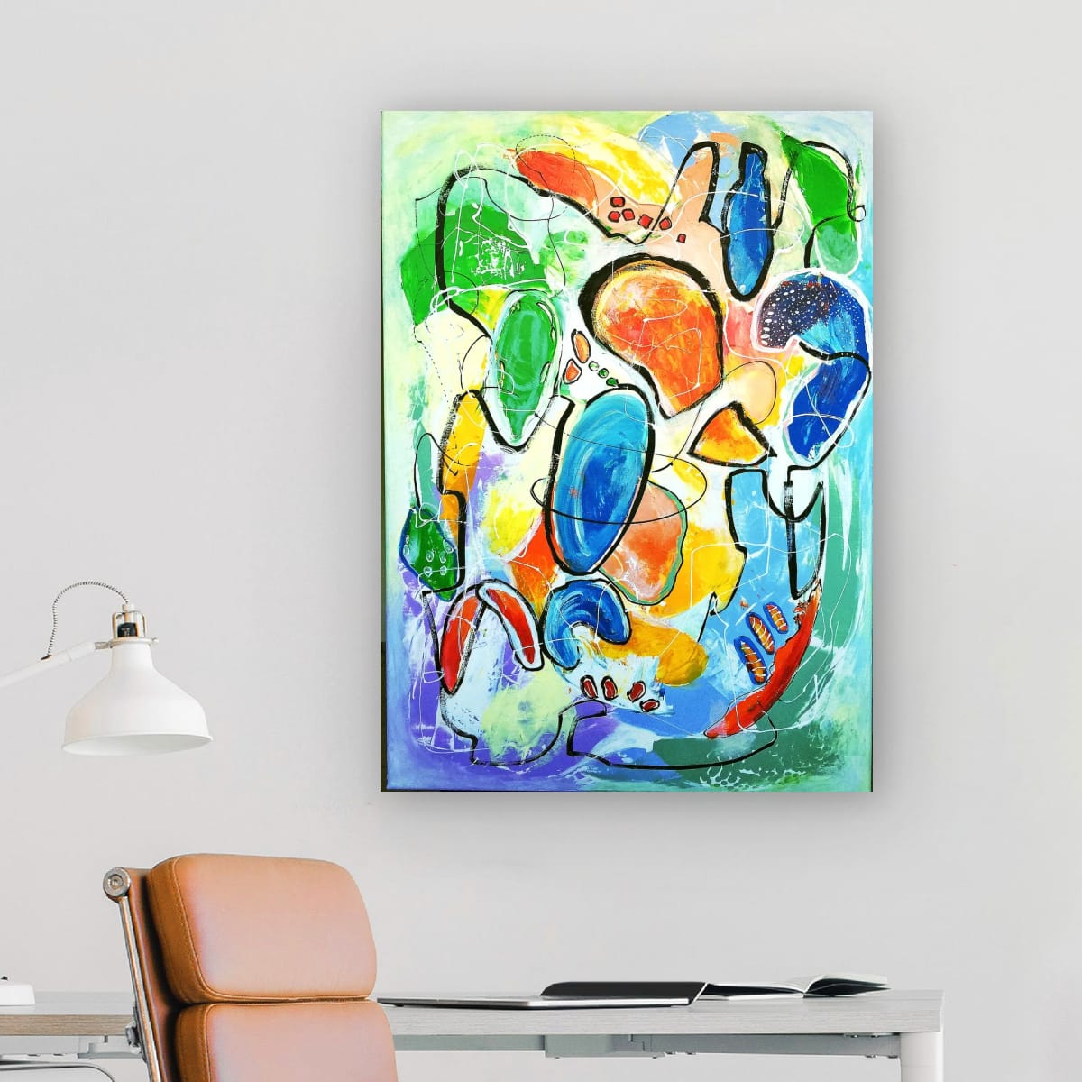 🔴Abstract Painting -Under the Sea - Image 4