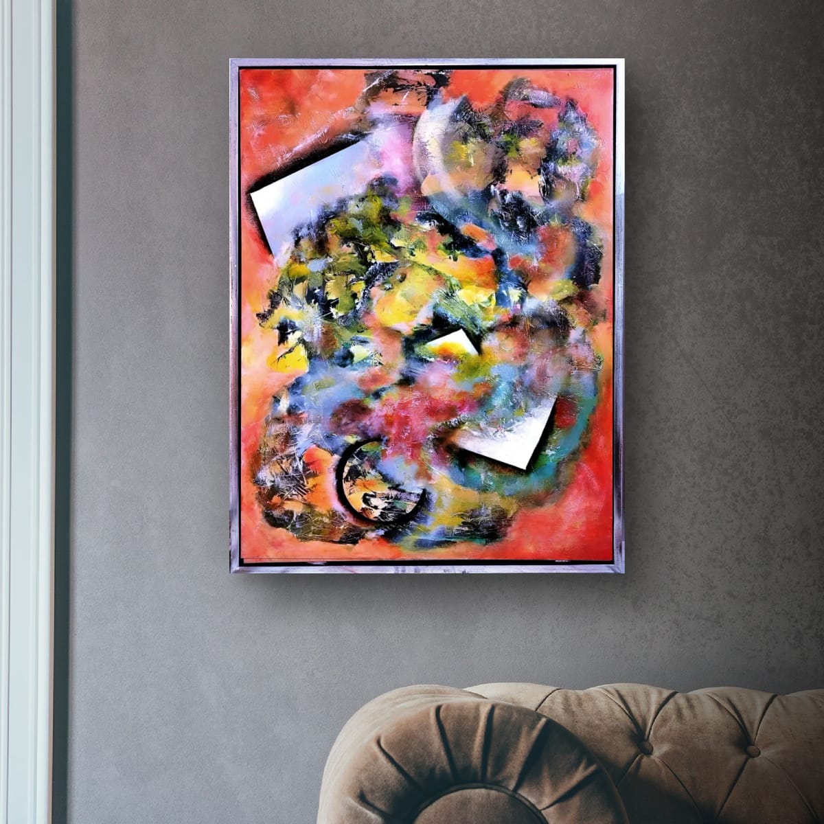 Cubistic Painting - Cosmic Burst 60x80 cm - Image 14