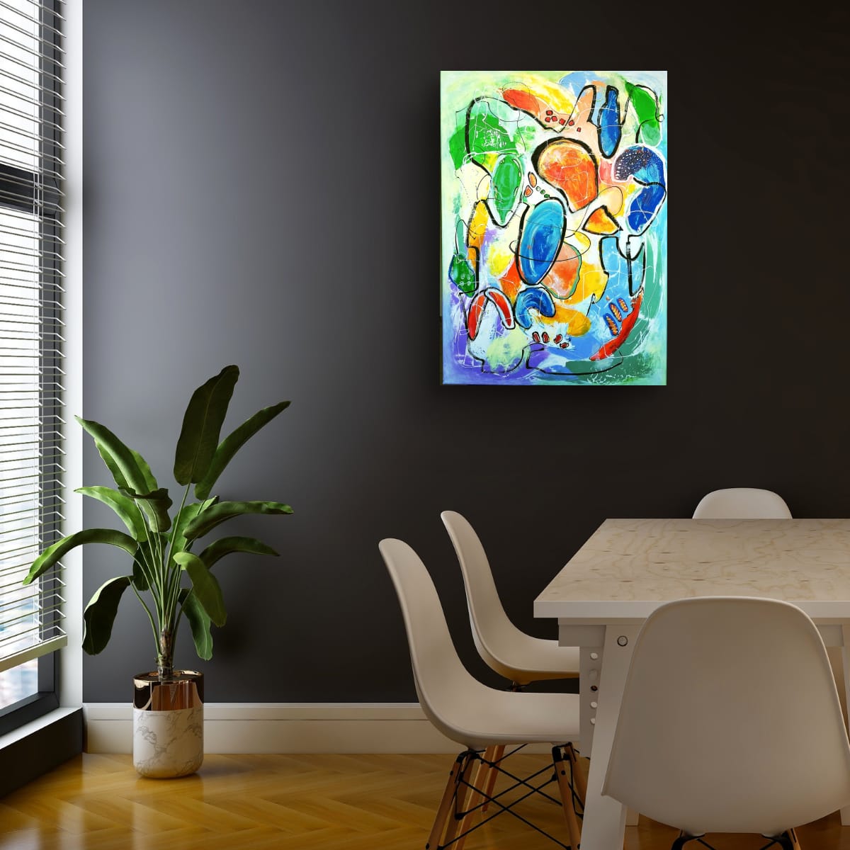 🔴Abstract Painting -Under the Sea - Image 5