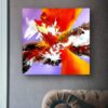 Contemporary abstract wall art by Selda Bergman using expressive brushstrokes in a contemporary artistic flow