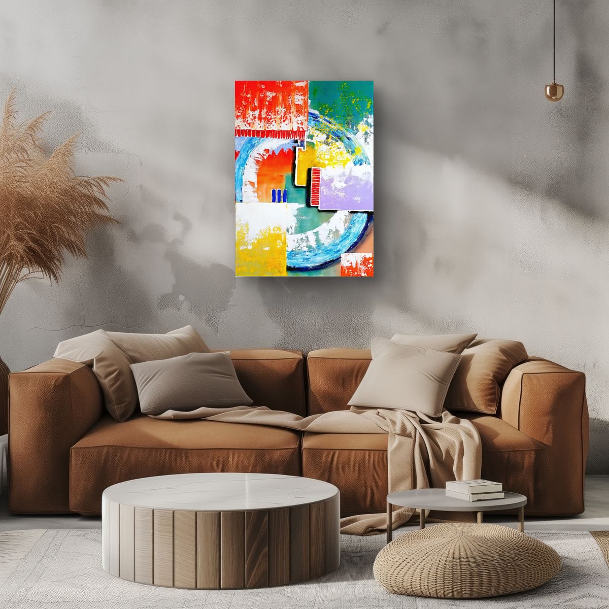 Cubistic Painting - Intersection 50x70 cm - Image 13