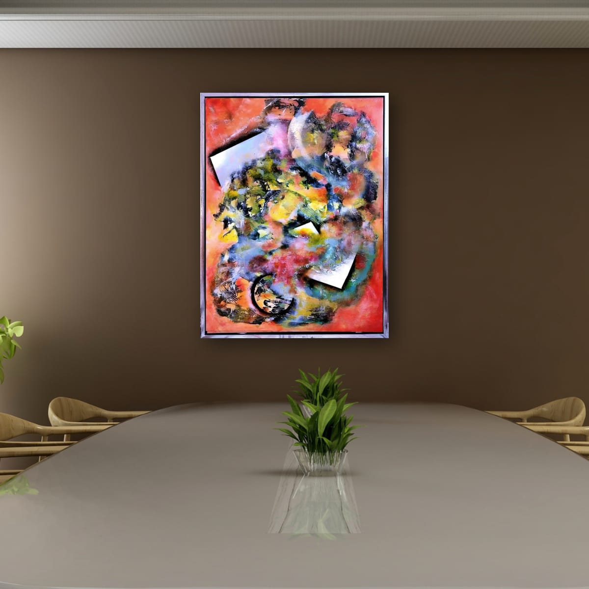 Cubistic Painting - Cosmic Burst 60x80 cm - Image 9