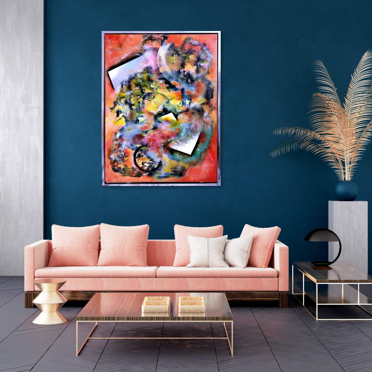 Cubistic Painting - Cosmic Burst 60x80 cm - Image 8