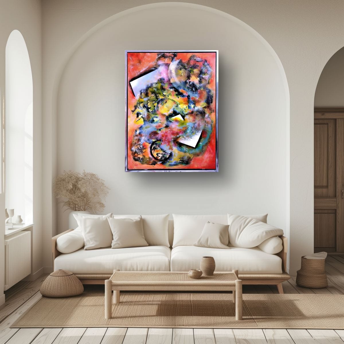Cubistic Painting - Cosmic Burst 60x80 cm - Image 5