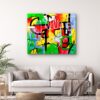Geometric abstract art piece by Selda Bergman artist