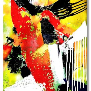 Abstract Painting - Between the Lihgts 50x70 cm