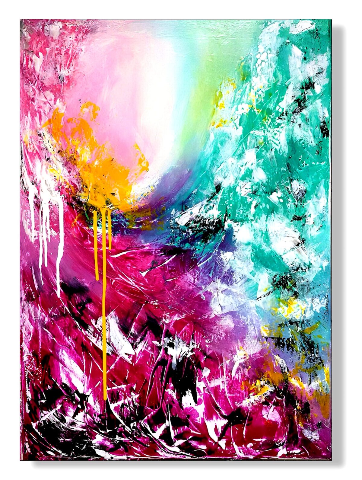 Abstract Painting - Beyond the Horizon 50x70 cm