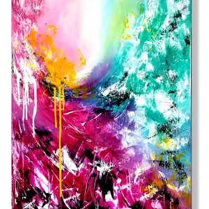 Abstract Painting - Beyond the Horizon 50x70 cm