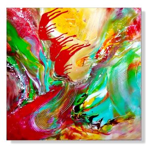 Abstract Painting - Ocean of Dreams 100x100 cm