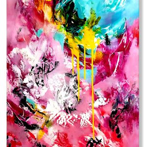 Abstract Painting - Reflection of a Dream 50x70 cm
