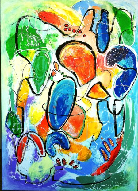SOLD! Abstract Painting -Under the Sea