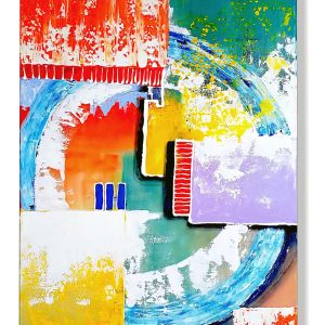 Cubistic Painting - Intersection 50x70 cm