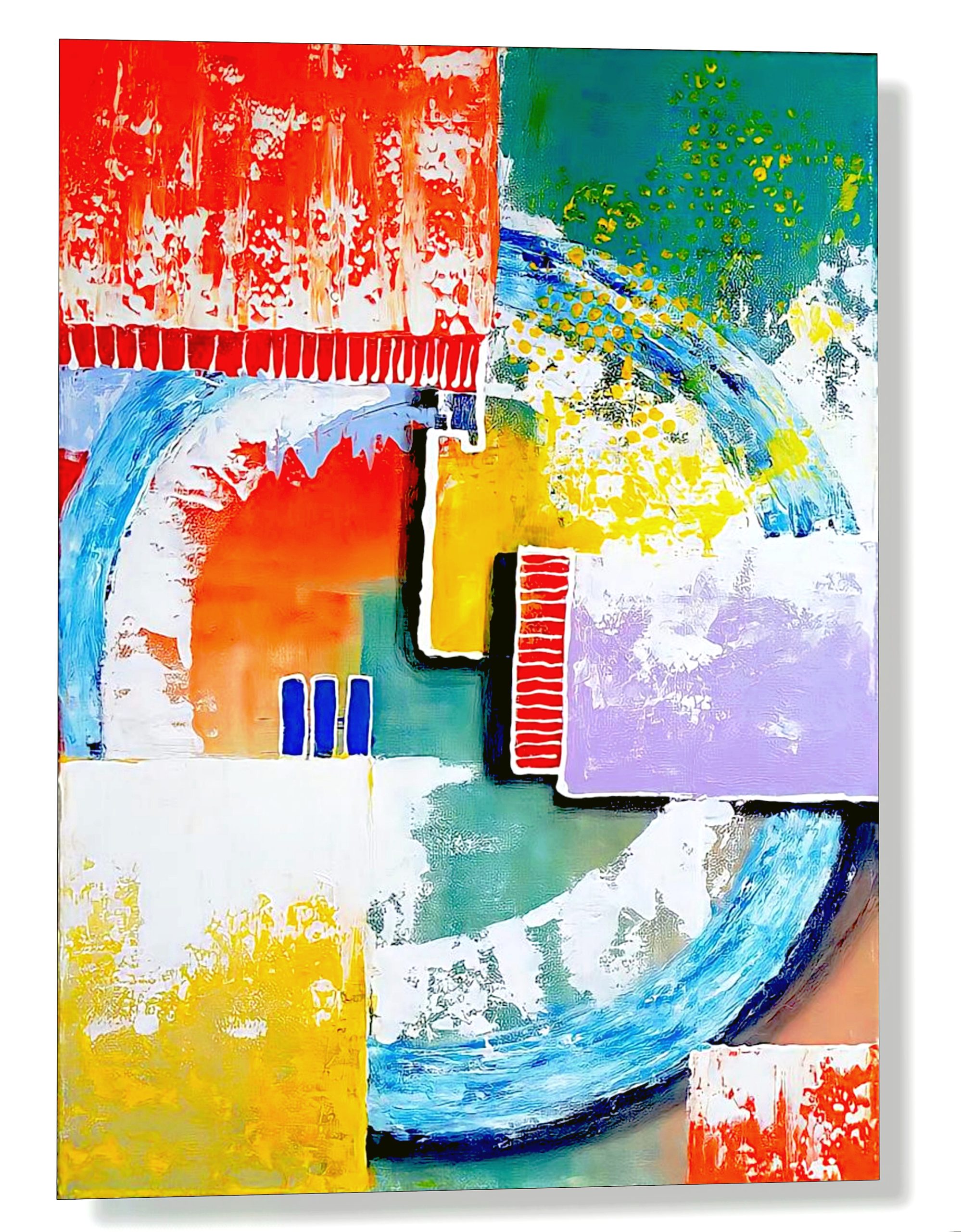 Cubistic Painting - Intersection 50x70 cm