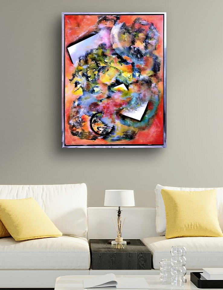 Cubistic Painting - Cosmic Burst 60x80 cm - Image 4