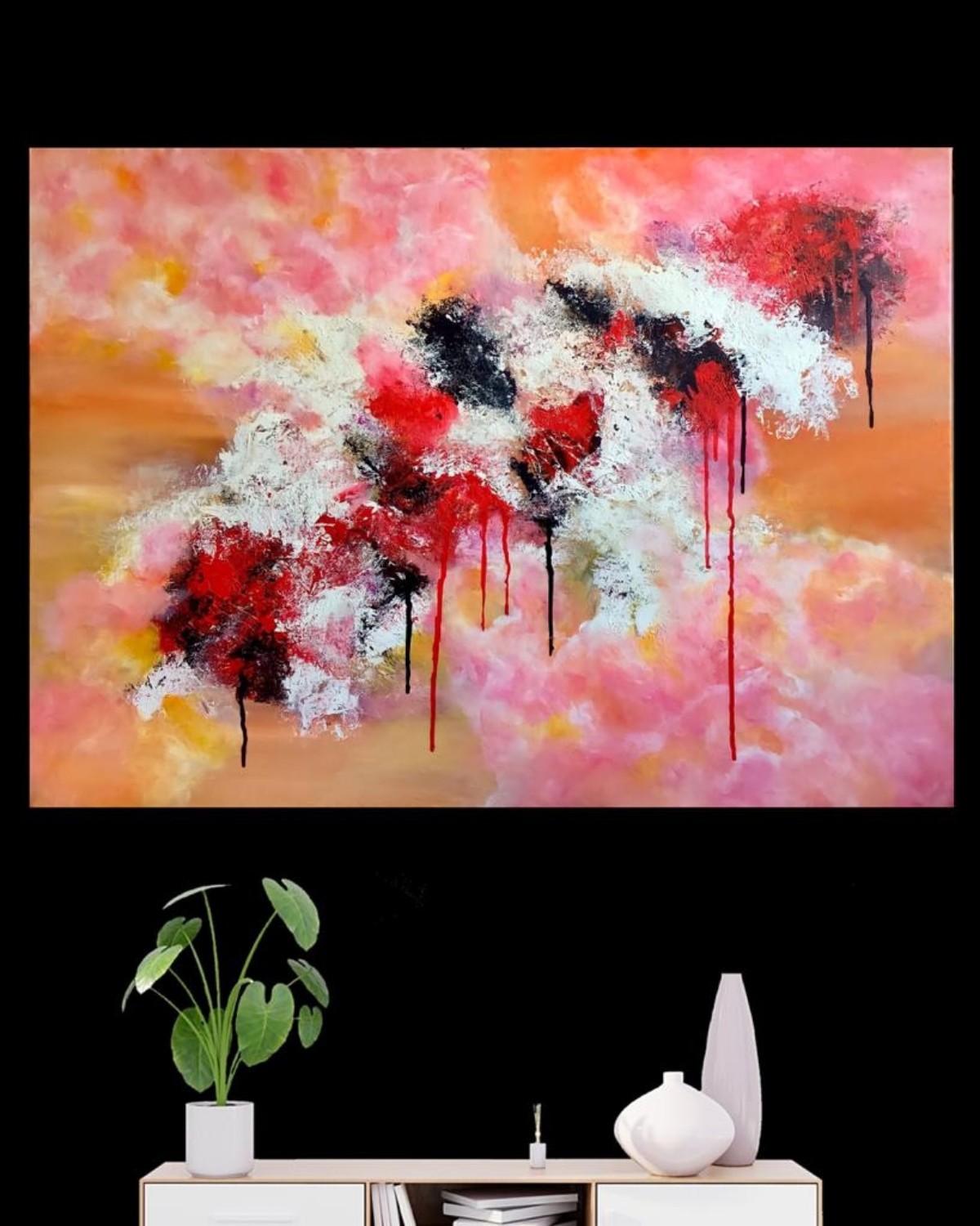 Abstract Painting - Lost in the flow 70x90 cm - Image 2