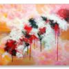 Large abstract painting by Selda Bergman