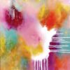 oft pastel‑tone abstract canvas by Selda Bergman in a soothing abstract composition
