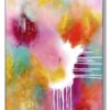 Soft pastel‑tone abstract canvas by Selda Bergman with gentle blended hues